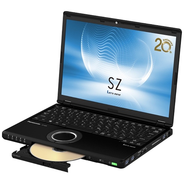 12.1型ノートPC Let’s note SZシリーズ［Office付き・Win 10 Pro・Core i7・SSD 256GB・メモリ 8GB］（ブラック）CF-SZ5XDMQR　（2016年6月モデル）