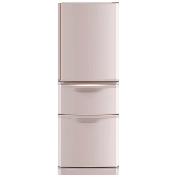 3ドア冷蔵庫 （335L）　MR-C34A-P シャンパンピンク 「Cシリーズ」