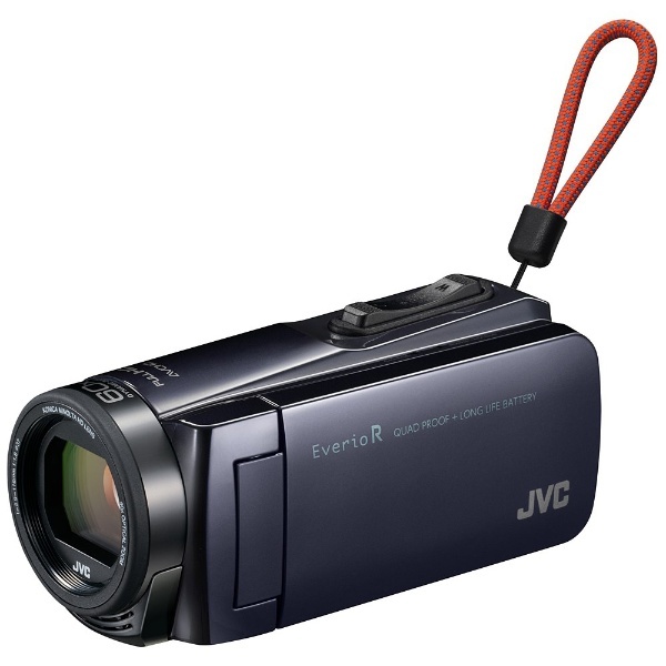 SD対応 32GBメモリー内蔵 防水・防塵・耐衝撃フルハイビジョンビデオカメラ（アイスグレー）　GZ-R470-H