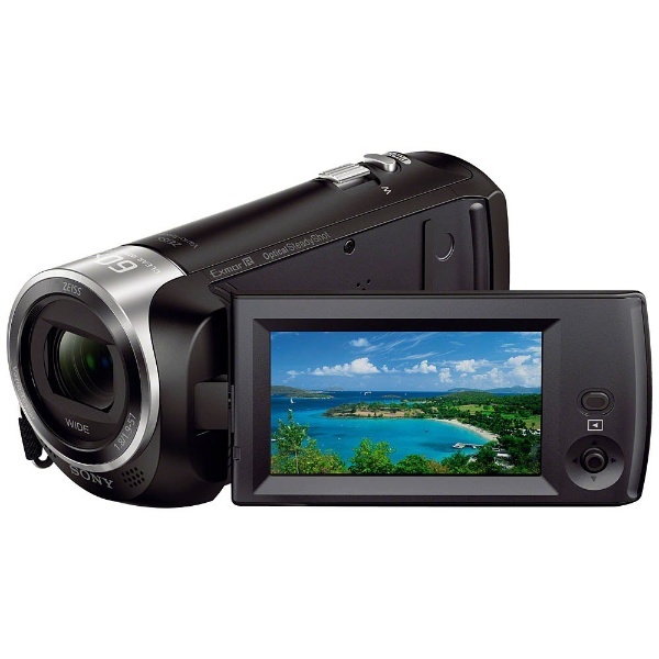 メモリースティックマイクロ/マイクロSD対応 32GBメモリー内蔵 フルハイビジョンビデオカメラ（ブラック）　HDR-CX470 B