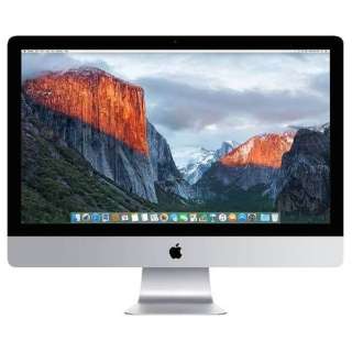 iMac 27C` 5KfBXvCf [Core i5(3.4GHz)/8GB/1TB Fusion] MNE92J/A