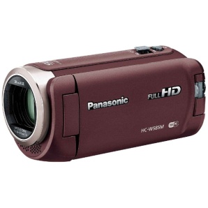 SD対応 64GBメモリー内蔵フルハイビジョンビデオカメラ（ブラウン）　HC-W585M-T