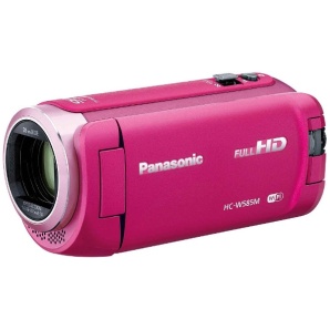 SD対応 64GBメモリー内蔵フルハイビジョンビデオカメラ（ピンク）　HC-W585M-P