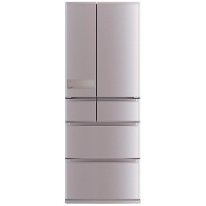 6ドア冷蔵庫 （600L）　MR-JX60C-N ローズゴールド 「置けるスマート大容量 JXシリーズ」