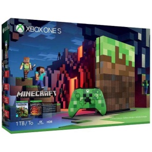 Xbox One S 1TB Minecraft ~ebh GfBVmQ[@{́n