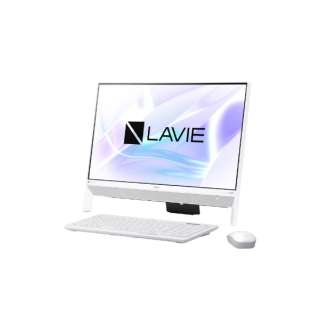 LAVIE Desk All-in-one DA350/KAW 23.8^fXNgbvPCmOfficetEWin10 HomeECeleronEHDD 1TBE 4GBn2018Ntf PC-DA350KAW t@CzCg