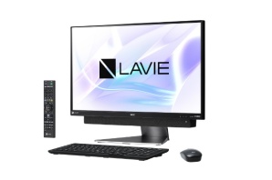 LAVIE Desk All-in-one DA870/KAB 23.8型デスクトップPC［4K・TVチューナー搭載・Office付き・Win10 Home・Core i7・HDD 3TB・メモリ 8GB］2018年春モデル PC-DA870KAB ダークシルバー