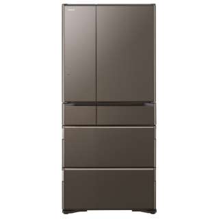 6ドア冷蔵庫 （670L）　R-WX67J-XH グレイッシュブラウン 「WXシリーズ」