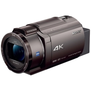 メモリースティック/SD対応 64GBメモリー内蔵 4Kビデオカメラ（ブロンズブラウン）　FDR-AX45（TI）