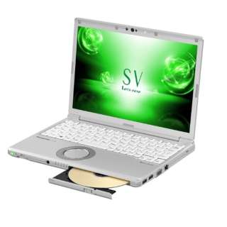 レッツノート SV 12.1型ノートPC［Office付き・Win10 Home・Core i5・SSD 128GB・メモリ 8GB］2018年春モデル CF-SV7LDFPR シルバー