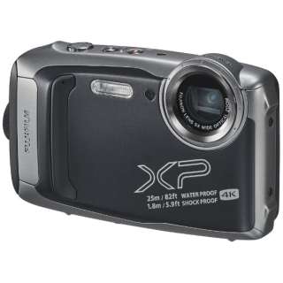 XP140 コンパクトデジタルカメラ FinePix（ファインピックス） ダークシルバー [防水+防塵+耐衝撃]