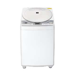 洗濯乾燥機 （洗濯8.0kg／乾燥4.5kg）　ES-TX8D-W ホワイト系 【ヒーター乾燥機能付】