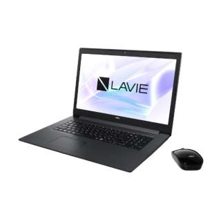 17.3型ノートPC LAVIE Note Standard（NS850/NAシリーズ）［Office付き・Win10 Home・intel Core i7・HDD 1TB・SSD 256GB・メモリ 8GB］2019年7月モデル PC-NS850NAB カームブラック