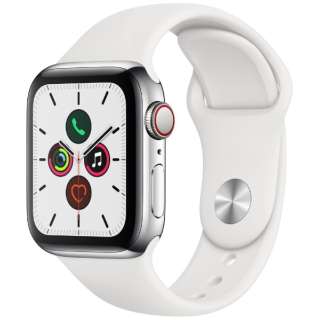 Apple Watch Series 5iGPS + Cellularfj- 40mm XeXX`[P[XƃX|[coh zCg MWX42J/A