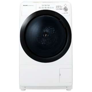 ［左開き］ ドラム式洗濯乾燥機 （洗濯7.0kg／乾燥3.5kg）　ES-S7E-WL ホワイト系 【洗濯槽自動お掃除・ヒーター乾燥機能付】