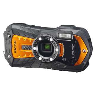 コンパクトデジタルカメラ WG-70 オレンジ [防水+防塵+耐衝撃]