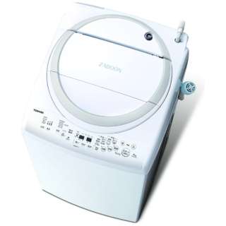 縦型洗濯乾燥機 ZABOON（ザブーン） [洗濯8.0kg /乾燥4.5kg /ヒーター乾燥(排気タイプ) /上開き] AW-8V9-W グランホワイト