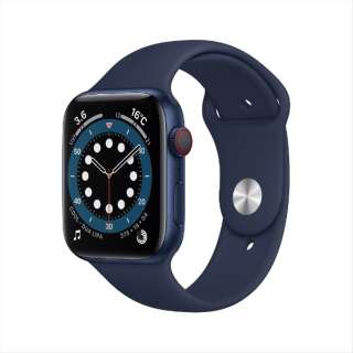 Apple Watch Series 6iGPS + Cellularfj- 44mmu[A~jEP[XƃfB[vlCr[X|[coh - M[ M09A3J/A