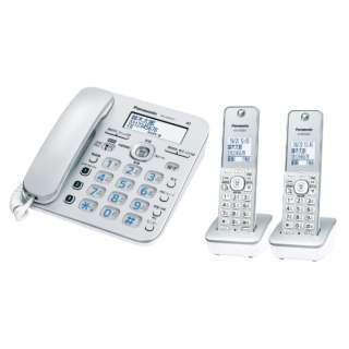 【子機2台】デジタルコードレス電話機 「RU・RU・RU（ル・ル・ル）」 VE-GZ32DW-S シルバー