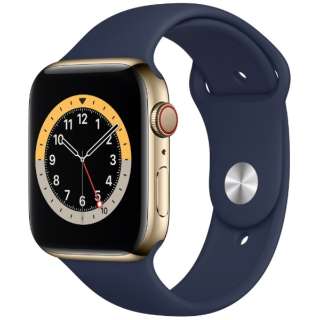 Apple Watch Series 6iGPS + Cellularfj- 44mmS[hXeXX`[P[XƃfB[vlCr[X|[coh