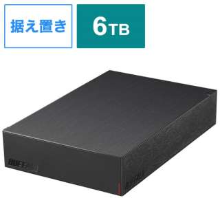 OtHDD 6TBmUSB3.2(Gen1)/USB3.1/3.0pn p\R & er^p HD-LE-BV[Y HD-LE6U3-BB ubN [u^]