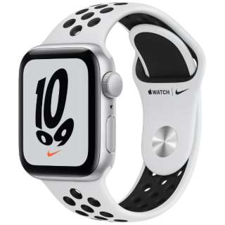Apple Watch Nike SEiGPSfj40mmVo[A~jEP[XƃsAv`i/ubNNikeX|[coh MKQ23J/A yC[d-USB-CP[u /2021N9fz