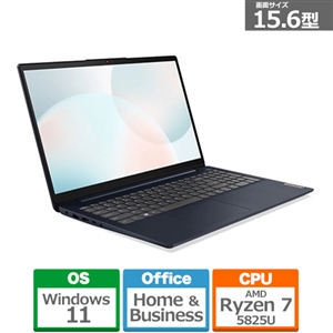 15.6^m[gp\R IdeaPad Slim 370 [15.6^ /Windows11 Home /AMD Ryzen 7 /Office HomeandBusiness /F8GB /SSDF512GB] 82RN005EJP ArXu[