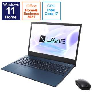 15.6^m[gPC LAVIE N15V[Y [15.6^ /Windows11 Home /intel Core i7 /Office HomeandBusiness /F16GB /SSDF512GB /2022N7] PC-N1573EAL lCr[u[