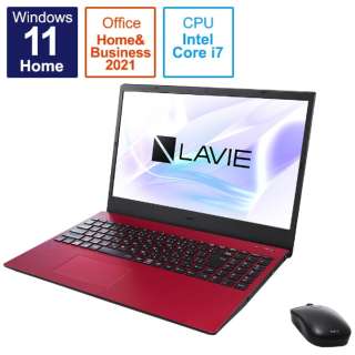 15.6^m[gPC LAVIE N15V[Y [15.6^ /Windows11 Home /intel Core i7 /Office HomeandBusiness /F8GB /SSDF256GB /2022N7] PC-N1570EAR J[bh