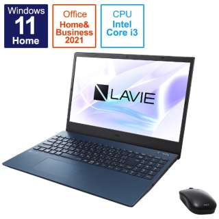 15.6^m[gPC LAVIE N15V[Y [15.6^ /Windows11 Home /intel Core i3 /Office HomeandBusiness /F8GB /SSDF256GB /2022N7] PC-N1535EAL lCr[u[