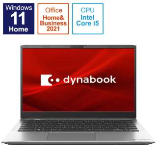 13.3^m[gPC dynabook S6 [13.3^ /Windows11 Home /intel Core i5 /F8GB /SSDF256GB /Office HomeandBusiness /2022N9f] P2S6VBES v~AVo[