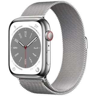 Apple Watch Series 8iGPS + Cellularfj- 45mmVo[XeXX`[P[XƃVo[~l[[[v MNKJ3JA