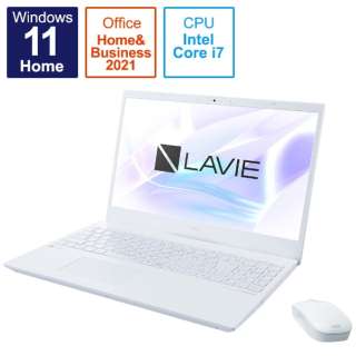 15.6^m[gPC LAVIE N15V[Y [15.6^ /Windows11 Home /intel Core i7 /F16GB /SSDF512GB /Office HomeandBusiness /2022NH~f] PC-N1575EAW p[zCg