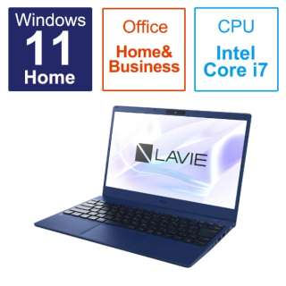 13.3^m[gPC LAVIE N13V[Y [13.3^ /Windows11 Home /intel Core i7 /F16GB /SSDF512GB /Office HomeandBusiness /2023Ntf] PC-N1375FAL lCr[u[