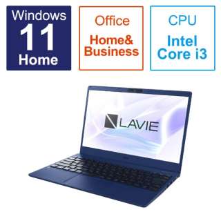 13.3^m[gPC LAVIE N13V[Y [13.3^ /Windows11 Home /intel Core i3 /F8GB /SSDF256GB /Office HomeandBusiness /2023Ntf] PC-N1335FAL lCr[u[
