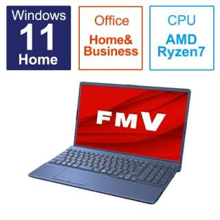 15.6^m[gPC LIFEBOOK AH50/H1 [15.6^ /Windows11 Home /AMD Ryzen 7 /F16GB /SSDF256GB /Office HomeandBusiness /2023N1f] FMVA50H1L ^bNu[