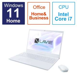15.6^m[gPC LAVIE N15V[Y [15.6^ /Windows11 Home /intel Core i7 /F16GB /SSDF256GB /Office HomeandBusiness /2023Ntf] PC-N1570FAW p[zCg