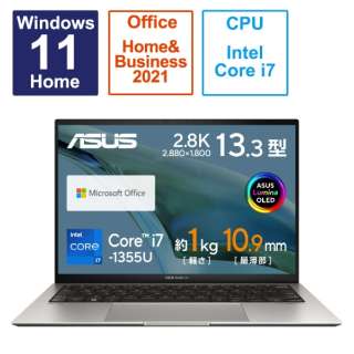 13.3^m[gp\R Zenbook S [13.3^ /Windows11 Home /intel Core i7 /F16GB /SSDF512GB /Office HomeandBusiness /2023N4f] UX5304VA-NQI7WS oTgO[