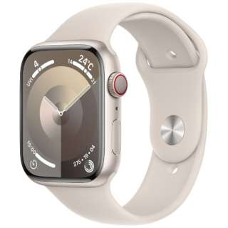Apple Watch Series 9iGPS + Cellularfj- 45mmX^[CgA~jEP[XƃX^[CgX|[coh - M/L MRM93J/A