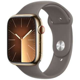 Apple Watch Series 9iGPS + Cellularfj- 45mmS[hXeXX`[P[XƃNCX|[coh - M/L MRMT3J/A