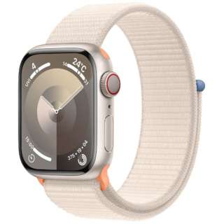 Apple Watch Series 9iGPS + Cellularfj- 41mmX^[CgA~jEP[XƃX^[CgX|[c[v MRHQ3J/A
