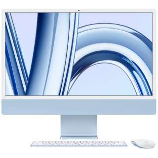 24C`iMac Retina 4.5KfBXvCf [24^ /Apple M3`bvi8RACPU/8RAGPUj/SSDF256GB /F8GB /2023N] MQRC3J/A u[