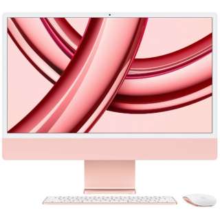 24C`iMac Retina 4.5KfBXvCf [24^ /Apple M3`bvi8RACPU/8RAGPUj/SSDF256GB /F8GB /2023N] MQRD3J/A sN