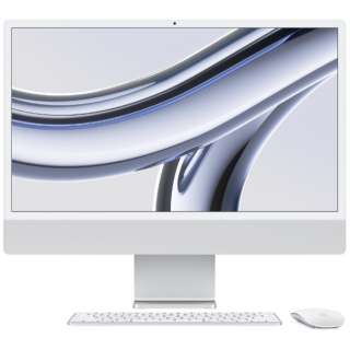 24C`iMac Retina 4.5KfBXvCf [24^ /Apple M3`bvi8RACPU/10RAGPUj/SSDF256GB /F8GB /2023N] MQRJ3J/A Vo[