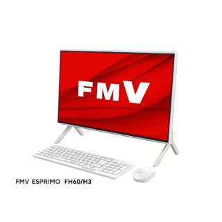 23.8^fXNgbvPC ESPRIMO FH60/H3 [23.8^ /AMD Ryzen5 /F8GB /SSDF512GB /2023N11f] FMVF60H3W zCg