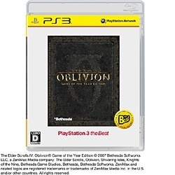 The Elder Scrolls IVF Oblivion Game of the Year Edition PlayStation3 the BestyPS3z